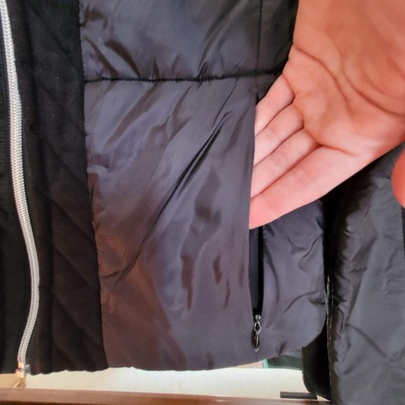 Lululemon St. Moritz Jacket - Fleece High Collar Jacket - Black Size 4 - Picture 3 of 5